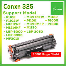 Low to high new arrival qty sold most popular. Compatible Canon 325 Toner Cartridge Laser Printer Lbp 6000 Lbp 6030 Lbp 3050 Mf3010 1 6k Shopee Malaysia