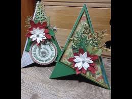 Make more christmas cards with the paper scraps like i did on this card. 12 Weeks Of Christmas Crafts 11 3d Tee Pee Christmas Card Youtube Christmas Cards Handmade Christmas Cards To Make Christmas Cards