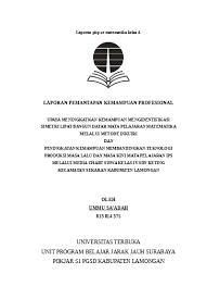 Contoh laporan pkp ut s1 pgsd blog soal terbaru. Laporan Pkp Ut Matematika Kelas 4