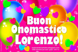 Cdb Cartoline Per Tutti I Gusti Cartolina Buon Onomastico Lorenzo Con Im Onomastico Cartoline Buon Onomastico