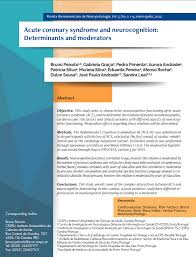 Acute coronary syndrome and neurocognition: Determinants and moderators