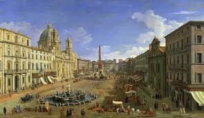 At restaurant navona, freshness matters. View Of The Piazza Navona Rome Beruhmte Kunstdrucke Fur Deine Wand