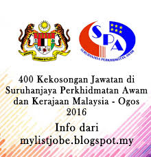 Penolong pegawai penguatkuasa gred kp29 4. 400 Kekosongan Jawatan Di Suruhanjaya Perkhidmatan Awam Dan Kerajaan Malaysia Ogos 2016 Appjawatan Malaysia