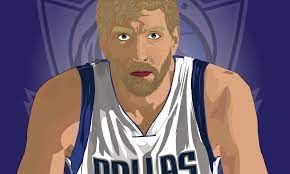 Dirk Nowitzki Vector Dallas Mavericks Art Anime