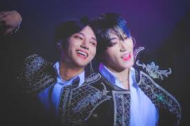 White ( with some blue/purple ) san: 15 Times Ateez S San And Wooyoung Proved They Re Total Friendship Goals Koreaboo
