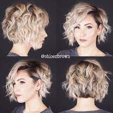 Wavy Curly Undercut Bob Thanks Chloenbrown Buzzcutfeed Wavyhair Wavy Curly Undercut Bob Short Hair Styles Curly Hair Styles Short Bob Hairstyles