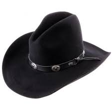 Bailey Tombstone Black Felt Cowboy Hat Black Leather Hat Cowboy Hats Felt Cowboy Hats