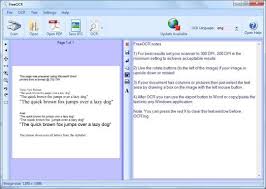 Freeocr Free Download With Images Optical Character Recognition Software Recognition