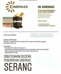 Kalian bisa ke mall hal ini juga bisa memecah ketegangan atau kekakuan yang bisa terjadi saat momen melamar. Lowongan Cinemaxx Mall Of Serang Serangid
