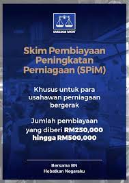 Dulu institusi ini lebih dikenali jadual untuk jenis skim pinjaman yang ditawarkan. Skim Pembiayaan Tekun Niaga Berperanan Barisan Nasional Facebook
