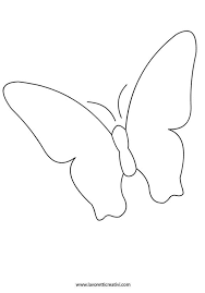 Sagome Farfalle Modello Di Farfalla Modelli Di Carta Da Costruire Disegno Per Bambini