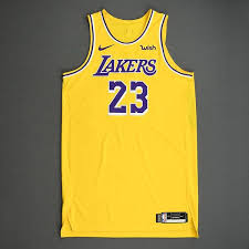 We bring you the latest game previews, live stats, and recaps on cbssports.com. Lebron James Los Angeles Lakers Kia Nba Tip Off 2019 Game Worn Icon Edition Jersey Double Double Nba Auctions