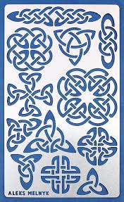 Do you know how to install a wood burning stove? Buy Aleks Melnyk 32 Metal Journal Stencil Celtic Knot Wicca Irish Stencil 1 Pcs Template For Painting Wood Burning Pyrography Wood Carving For Embroidery Quilting Scandinavian Viking Symbol Online In Indonesia B07b9flpt1