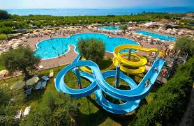 Aquapark Camping Garda Lake Campsite Italy Spiaggia D Oro At Lazise Camping Spiaggia D Oro
