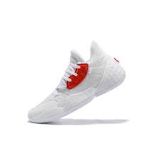 Signature details shine with a wonder woman logo and accents. James Harden Red And White Shoes Cheap Online