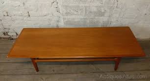 72 l selene low coffee table old teak solid wood one of a kind antique. Antiques Atlas Danish Teak Coffee Table With Cane Magazine Rack