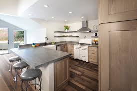 natural custom kitchen cabinets