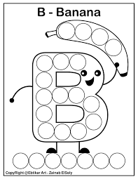 Take a deep breath and relax with these free mandala coloring pages just for the adults. Set Of Abc Dot Marker Coloring Pages