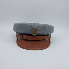 SALE!-LEGION 60CM MACIEJOWKA Wool Cloth Leather Bill Jozef Polish Rifleman  Historical Cap Collectible Military Headgear Gray-brown
