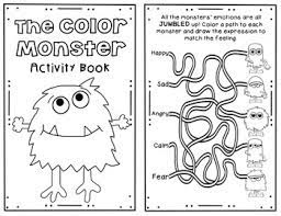 Free monster coloring pages for you to color online, or print out and use crayons, markers, and paints. The Color Monster A Book Companion By The School Counselor Is In