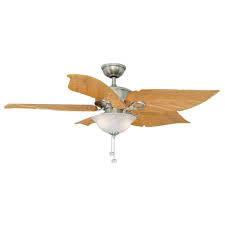 Hampton Bay Costa Mesa 56 In Brushed Nickel Indoor Outdoor Ceiling Fan 51655 The Home Depot Brushed Nickel Ceiling Fan Ceiling Fan Ceiling Fan With Light