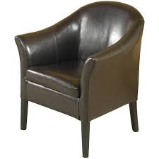 Comfortably padded seat and back cushions are finished in rich faux leather for an elegant finishing touch. Modern Leather Armchairs Ideas On Foter