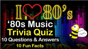 Related quizzes can be found here: Music Trivia Quiz 80s Music 10 Trivia Questions And Answers 10 Fun Facts Trivia Questions And Answers Music Trivia Music Trivia Questions