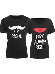 51 Off Printed Matching Couple Valentine S Day T Shirt Rosegal Matching valentines day shirts for family, valentine shirts with sayings, candy heart tshirts, cute tees for couples, best friends, sibling. rosegal