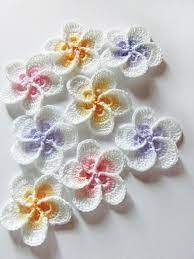 Crochet Plumeria Flower Crochet Flower Patterns Easy Crochet Patterns Crochet Flowers