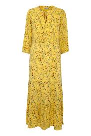 Es kommt in taillierter passform mit floralem muster, rundhalsausschnitt und gummizug auf taillenhöhe. Gelb Braun Kleid Von Fransa Shoppen Sie Gelb Braun Kleid Ab Gr Xs Xxl Hier