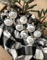 Black And White Buffalo Plaid Christmas Ornaments 8 Rae Dunn Inspired Christmas Ornaments White And Black Ornaments Christmas Decor Tree Decorations Farmhouse Christmas Buffalo Plaid White Christmas Ornaments Buffalo Plaid Christmas Decor Plaid Christmas Decor