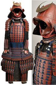 A Beautiful Red Lacquer Armor With Kabuto And Menpo Provenance Japan Dating 18th Century Samurai Armor Chinese Armor Historical Armor