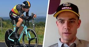 Ik lig niet wakker van de 2e plek, maar ik. Wout Van Aert Verdedigt Zijn Belgische Titel Tijdrijden Ken Die Trui Alleen Van In De Kast Te Hangen Bk Tijdrijden In Koksijde Hln Be