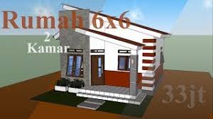 Ada 45 model rumah impian yang minimalis yang bisa menginspirasi kamu. Desain Rumah Minimalis Sederhana 6x6 2 Kamar Tidur Zidan Desain Youtube