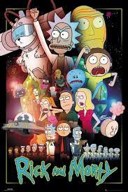 Characters in rick and morty. Amazon De Poster Rick And Morty Characters Grosse 61 X 36 Cm