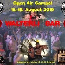 Es ist kaum zu übersehen: Open Air Gampel 2019 Walterli Bar By Dj Eaglerace