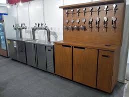 Beer Dispenser Keg Beer Cooler Refrigerator With 4 Tap Towers Manufacturer Zxf Wemac Beer Equipment