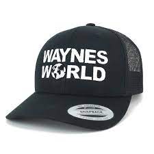 Armycrew Flexfit Oversize Xxl Wayne S World Embroidered Retro Trucker Armycrew Com