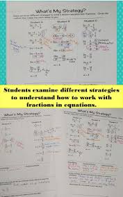 Emphasize Students Critiquing Work Of Others As They Compare And Contrast Different Methods For Solving Eq Solving Equations Fractions Solving Linear Equations
