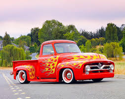 Image result for Red 1954 Truck