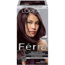 L Oreal Paris Feria Multi Faceted Shimmering Permanent Hair Color 32 Midnight Ruby 1 Kit Walmart Com Loreal Hair Color Hair Color Dark Auburn Hair Color