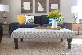 The ottoman is one of the most versatile furniture pieces in the home, making it that much more fun to style. How To Make A Diy Tufted Fabric Ottoman Coffee Tables From Old Tables