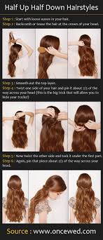 Half Up Half Down Hairstyles Pinterest Tutorials Hair Styles Long Hair Styles Medium Hair Styles