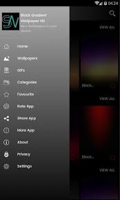 Fond d'écran, mandala dégradé noir et blanc, dessin numérique, numérique en téléchargement, économiseur d'écran pour ordinateur portable, ordinateur fond. Fond D Ecran Degrade Noir Hd Pour Android Telechargez L Apk