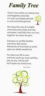 Poems Of Family Tree Family Poems Family Quotes Inspirational Friend Poems