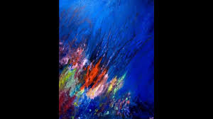 Spray paint art tutorial coral reefs by porfirio jimenez c. Coral Painting Tutorial Painting Inspired