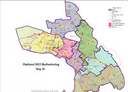 Oakland City Council District Map Oaklanders Here S The Voting District You May Be In Next Year Kqed