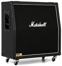 Fill in the product description. Marshall 1960a 300 Watt 4x12 Angled Extension Cabinet Sweetwater