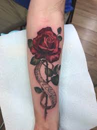 Ultimate two dozen long stemmed red roses tattoo. Long Stem Rose By Jackie Rabbit Eye Of Jade Tattoo Paradise Ca Tattoos