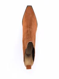 Shop Aeyde Belinda Suede Ankle Boots In Braun